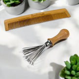 Bamboo Hair Brush Cleaning Tool