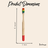 Bamboo Kids Toothbrush | Round Handle