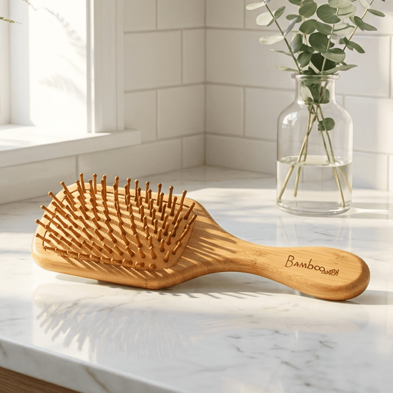 Bamboo Paddle Hair Brush | Kids