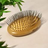 Bamboo Round Hair Brush | Wired Bristles
