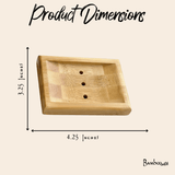 Bamboo Soap Dish Lift | Draining